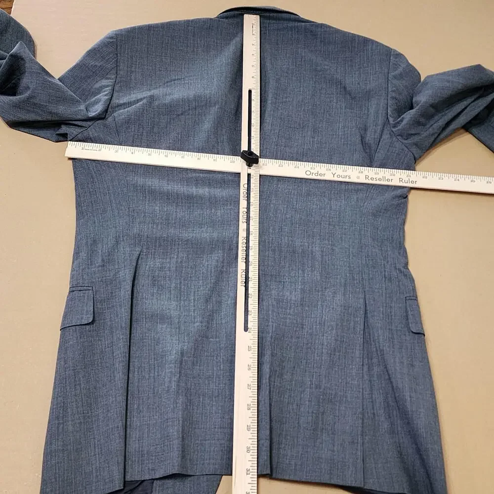 Brooks Brothers Suit Mens 42L 36x30 Gray Wool Blend Madison BrooksCool 2 Piece